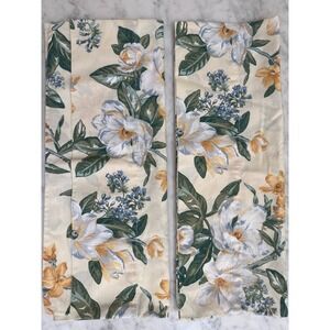 WestPoint Stevens Vintage Floral Pillowcase Set Standard Cream Yellow Botanical